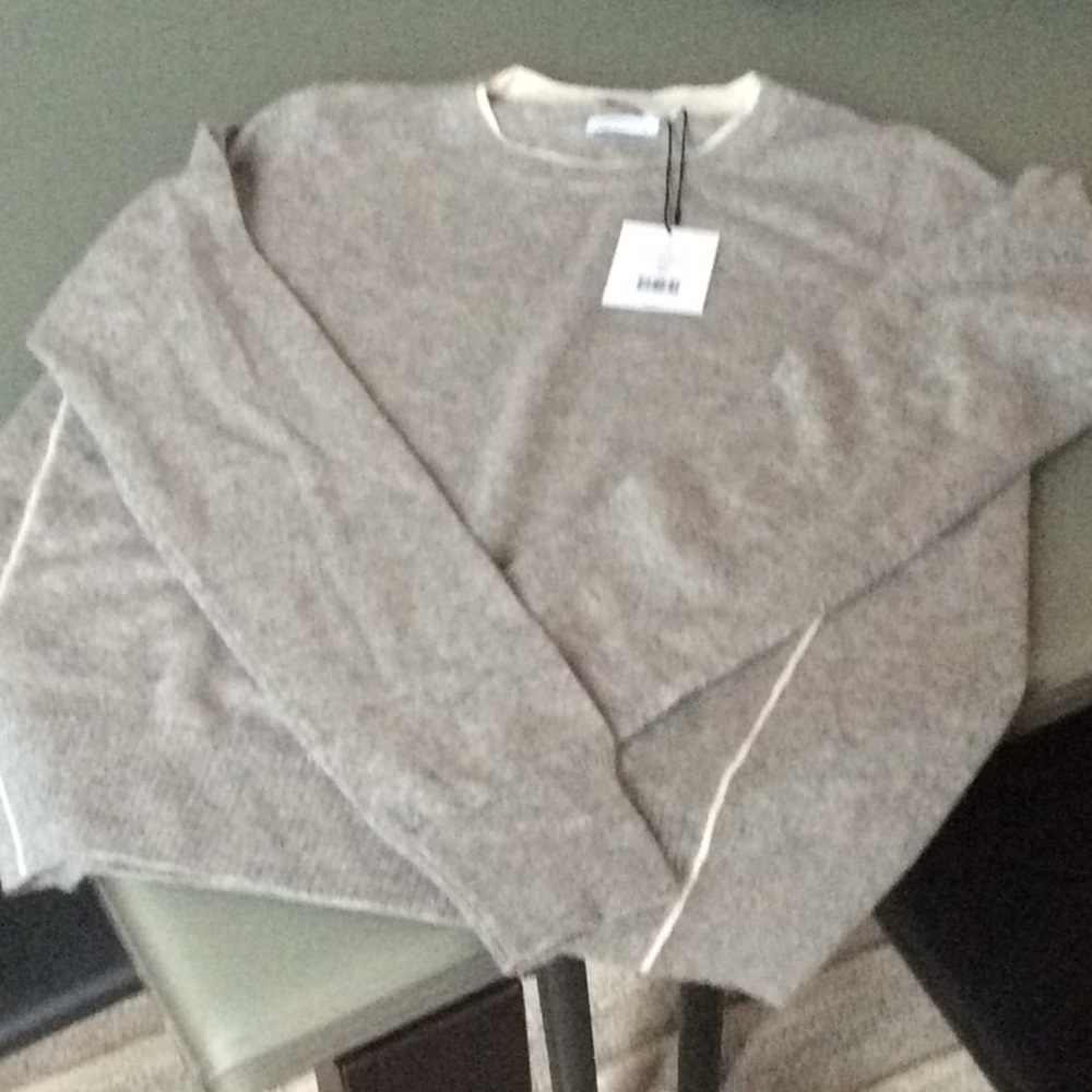 Vince Tipped Crewneck Sweater